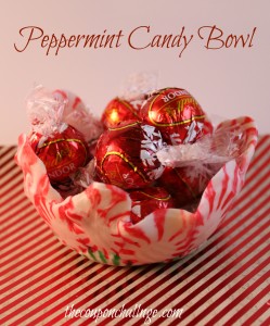 Peppermint Candy Crafts I How to make a Peppermint Candy Bowl