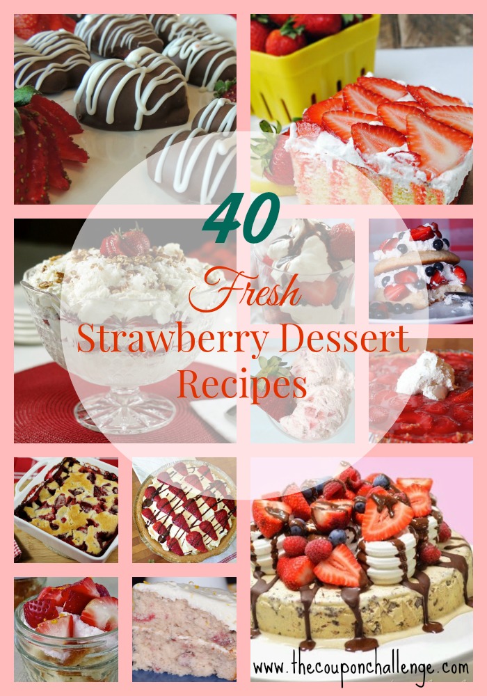 Fresh Strawberry Dessert Recipes