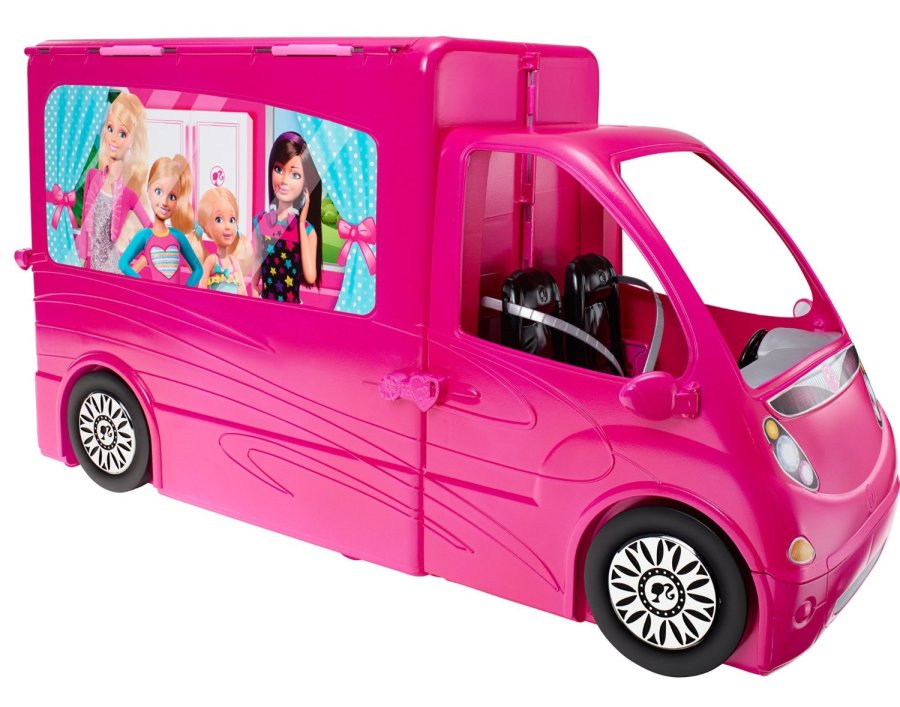 barbie car camper