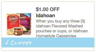 Idahoan Mashed Potatoes coupon