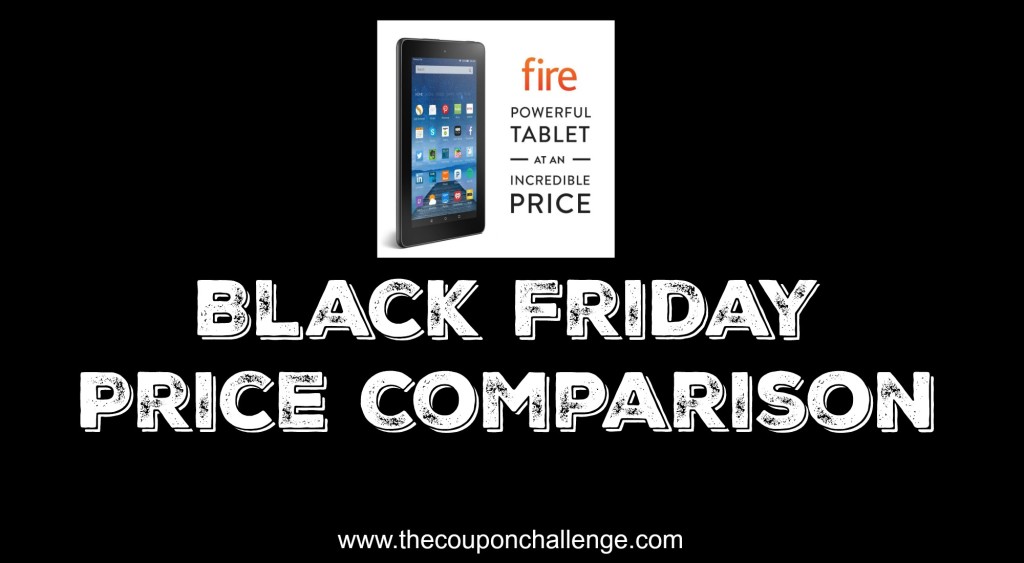 Kindle Black Friday Price Comparison