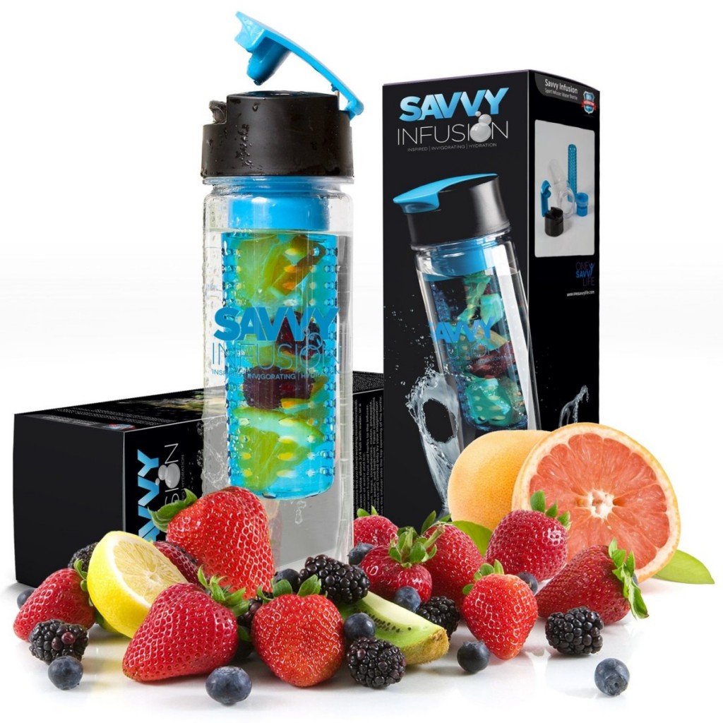  Flip-Top Sport Infuser Water Bottle