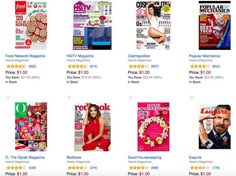 Amazon: 6 Month Magazine Subscription Just $1 - The Coupon Challenge