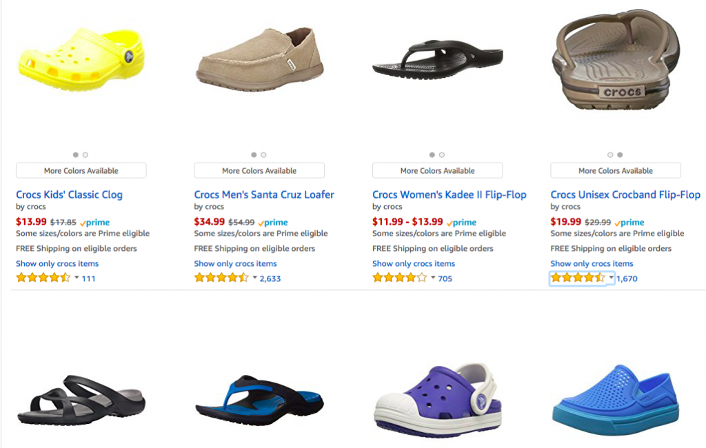 Amazon: Up to 50% Off Crocs - The 